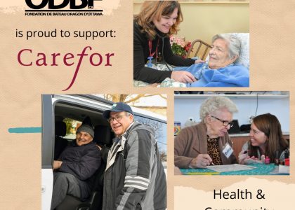 ODBF ANNOUNCES A $5,000 DONATION TO CAREFOR HEALTH & COMMUNITY SERVICES