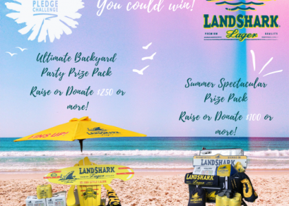 YOU COULD WIN WITH LANDSHARK LAGER AND THE ODBF PLEDGE CHALLENGE!